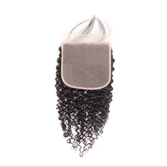 5x5 inch lace closure, Brazilian Curly. - Picture 1 of 1